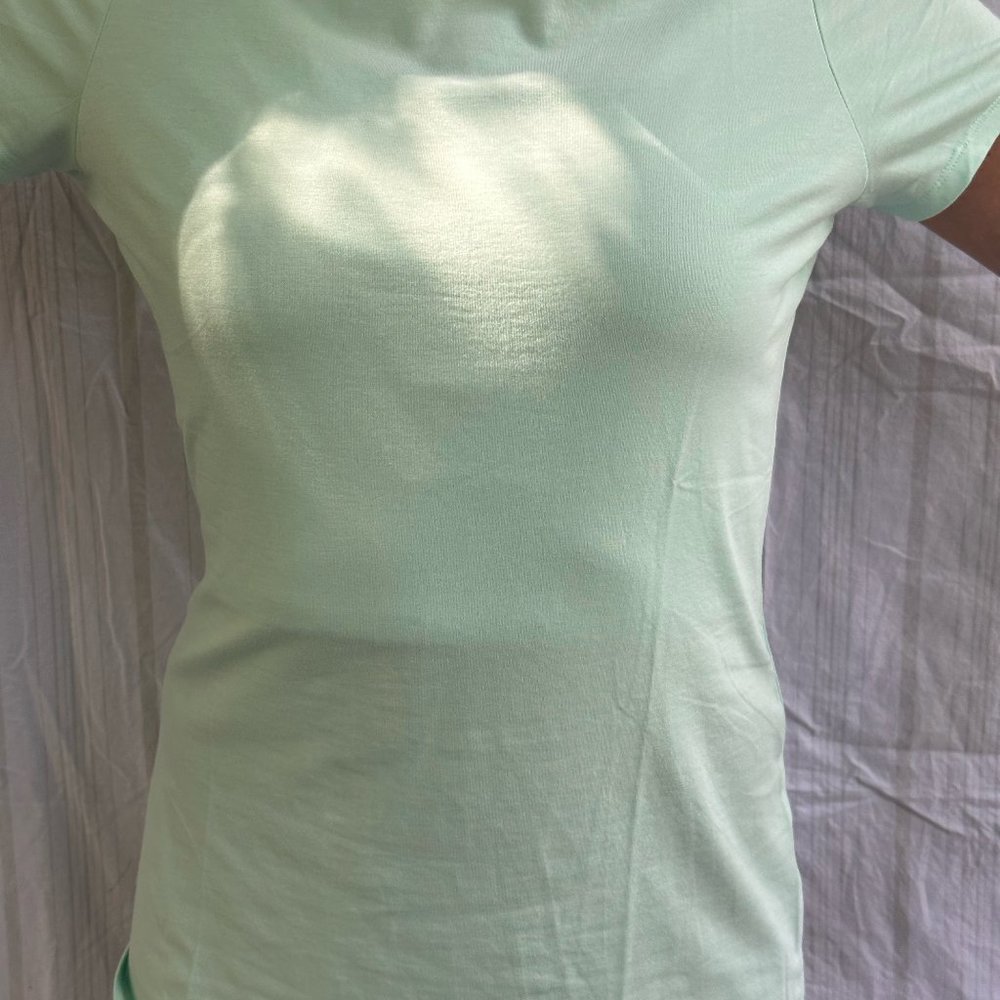 Mint Land's End Shaped Fit Tee